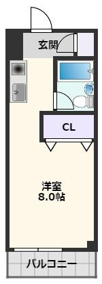 【間取り】 | 内本町ハイツ