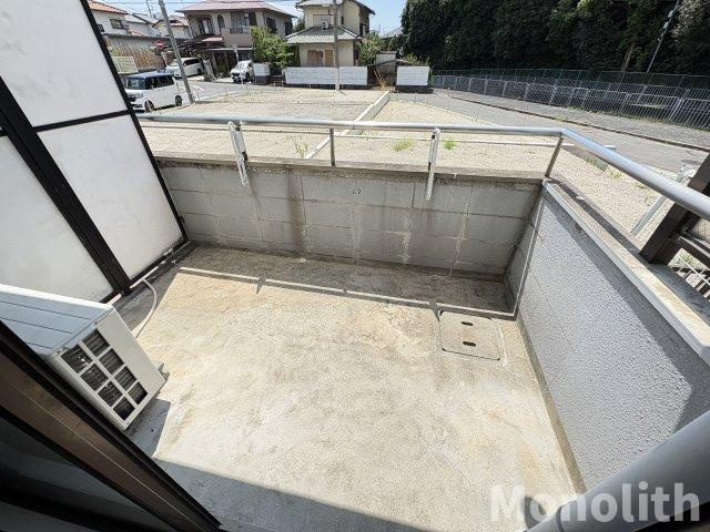 リバーサイド池のバルコニー