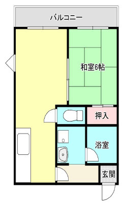 信和マンションの間取り