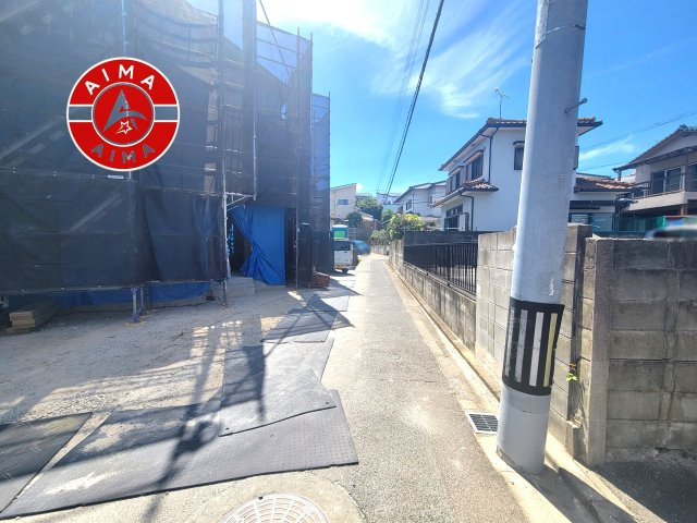 福岡市南区野多目6丁目第4-1棟（1号棟）の外観|前面道路含む現地の写真です。