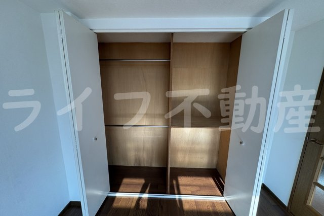 エリムハイツの収納|専用の収納スペースです