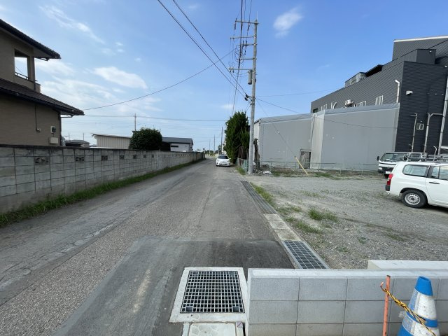 新築戸建・新築建売　太田市新田上江田町第2　綿打小学校・綿打中学校の前面道路含む現地写真