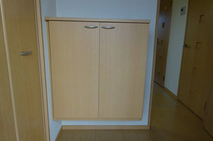 アン オアシスの玄関|シューズボックスです