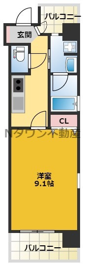 【間取り】 | 千種アヴァンギャルドプレイス | 間取りです。