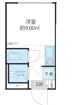 Shanti Casa四谷若葉の間取り