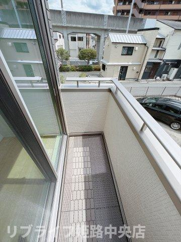 野里東町戸建のバルコニー