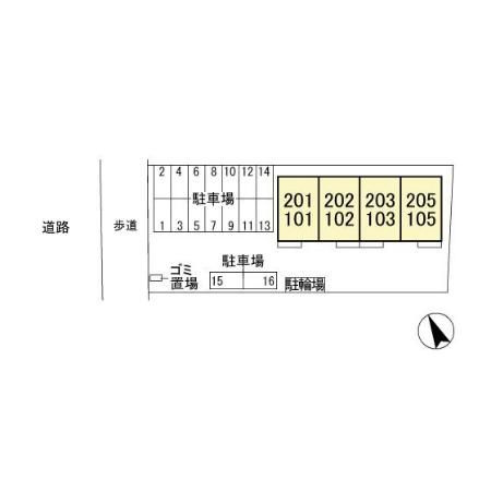 ウィット 水戸の区画図