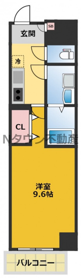 【間取り】 | メイクス上前津Ⅱ | 間取りです。