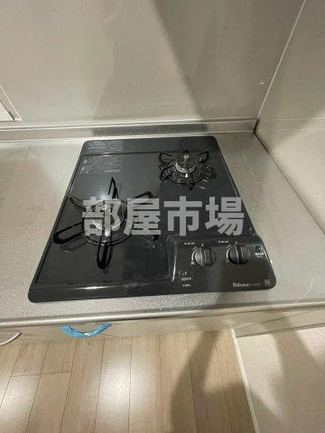 AXIS東浅草のキッチン|2口ガスコンロ