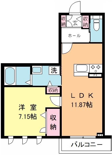クレール18の間取り