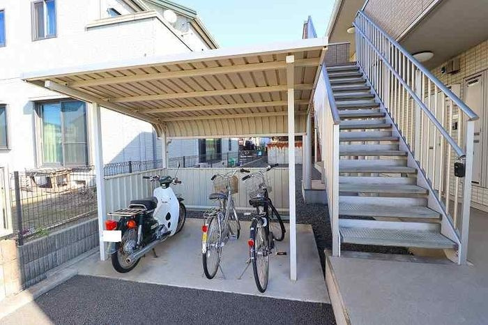 クオーレのその他共用部分|駐輪場です