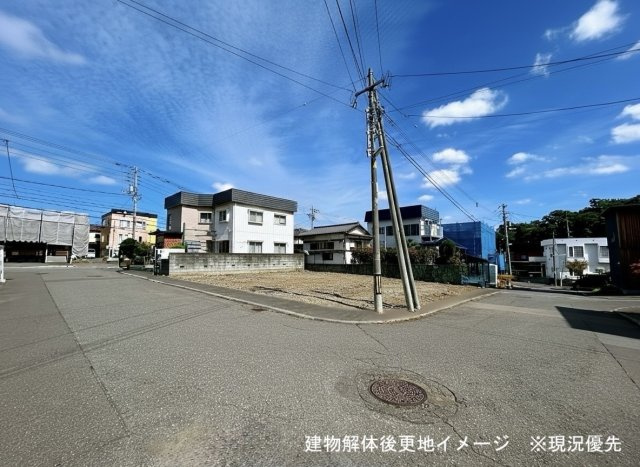 平和2条2丁目土地（南西角地）の外観|解体更地バーチャルイメージ　※盛土等施工については建築会社により異なります。