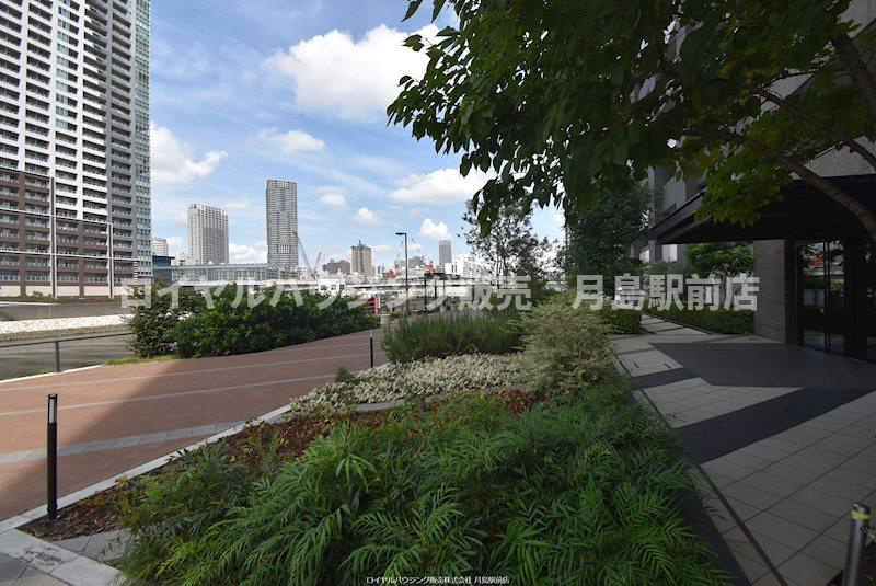 ☆マンションの前は遊歩道が続いております☆
