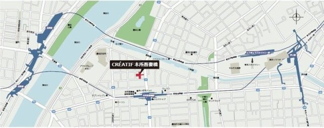 CREATIF本所吾妻橋の区画図