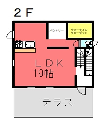 サンヒルズテラスハウスA号棟(オーナーチェンジ)の間取り