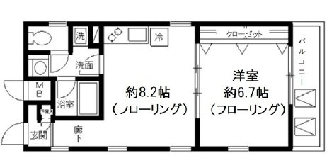 ジェイ・コートの間取り|間取りです。