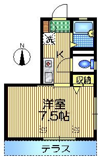 Ｓｕｎ　Ｖａｌｌｅｙの間取り|角部屋です