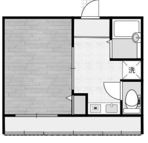 ハーベスト長居の間取り