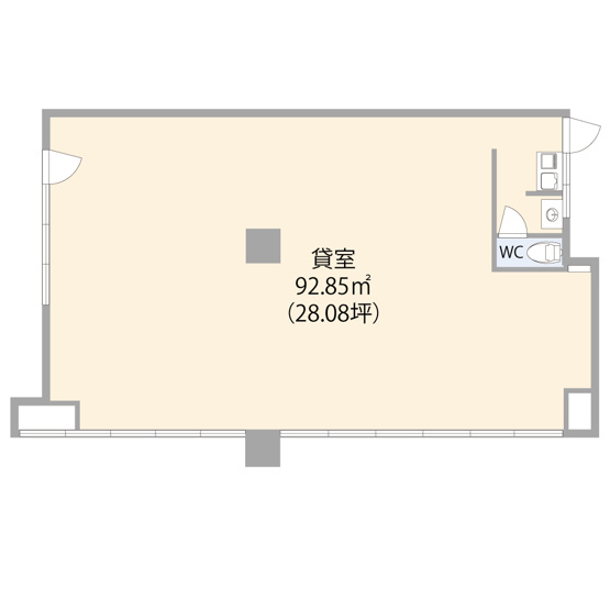 【間取り】 | 学園桜アベニュー2号館ビル