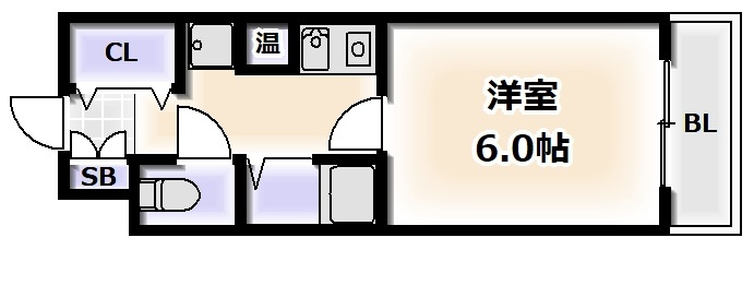 オーシャン長居公園の間取り