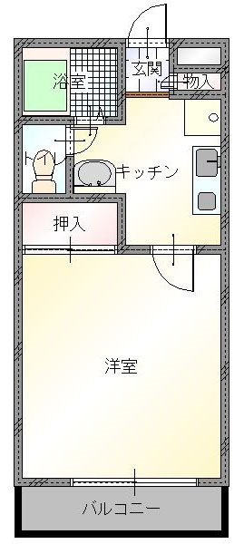 アークヒルズ西古松の間取り