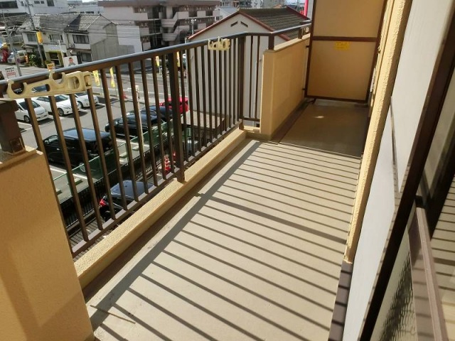 ハイデンスホンダのバルコニー