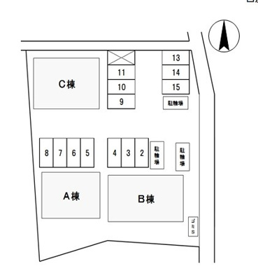 【区画図】 | S.T.Villa TSUSHIMA B