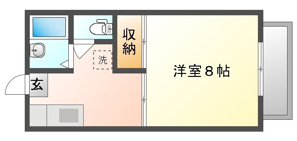 メゾンソレイユの間取り