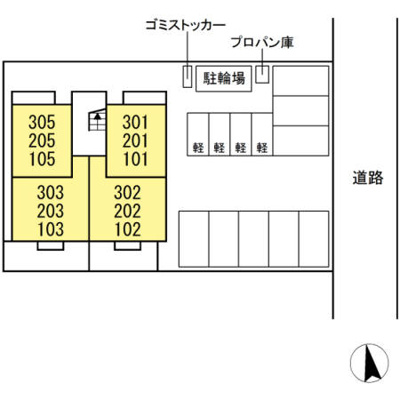 【区画図】 | ジーヴル東古松