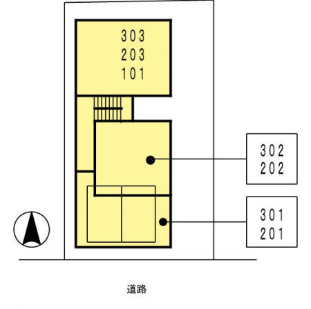 レジデンス石井の区画図