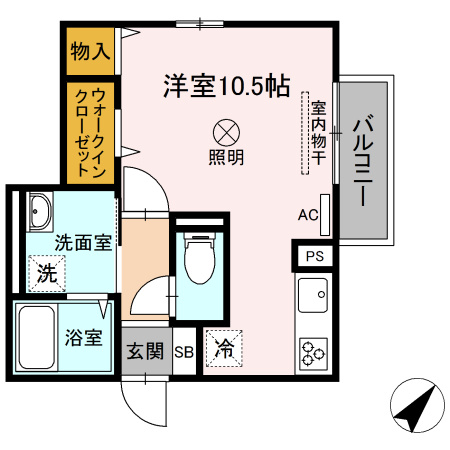 ユースレジデンス　の間取り