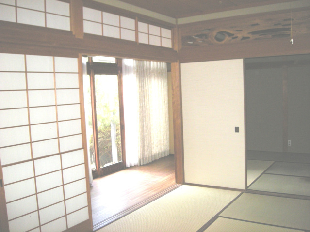 畑鮎借家の和室