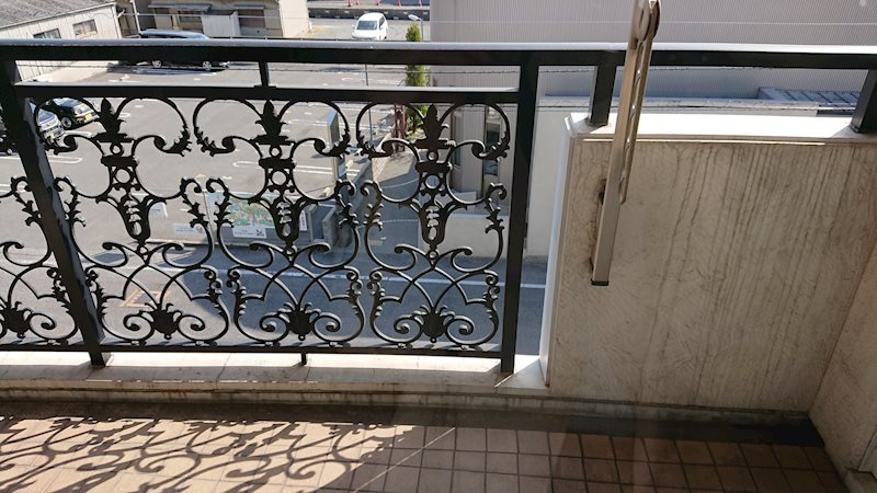 カサブランカ奥田のバルコニー