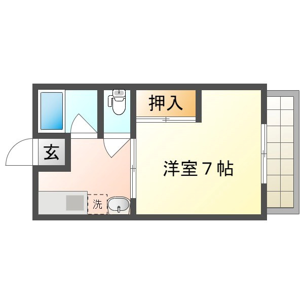 アルソーレ城北参番館の間取り