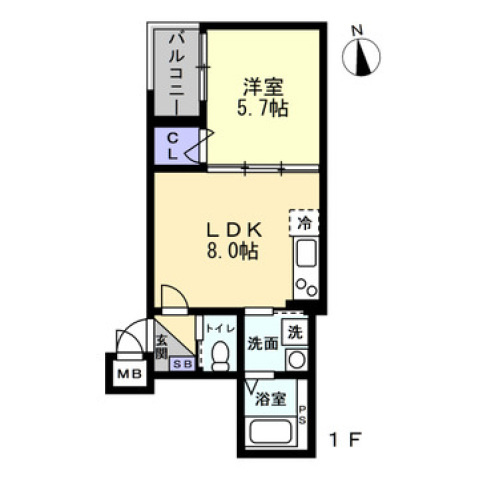 【間取り】 | アシェント岡山医大前
