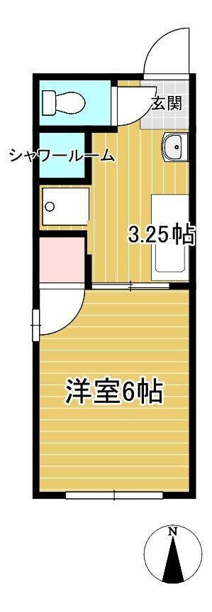 シティハイム西古松の間取り
