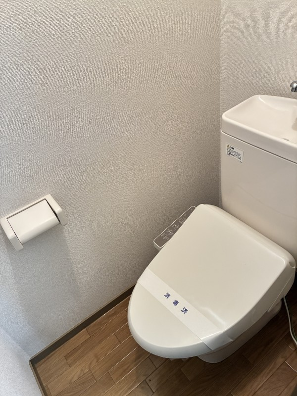 ビーライン川入　Ａのトイレ|落ち着いたトイレです