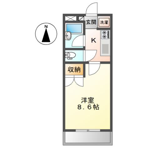 【間取り】 | シャインキャッスルⅡ