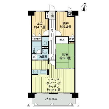 ライオンズマンション野田公園の間取り