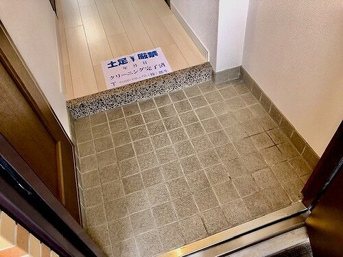 ライオンズマンション岡山医大南の玄関|玄関・玄関収納　※2023年1月撮影