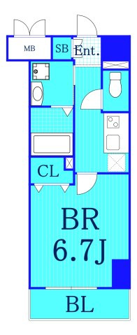 エスタオの間取り|3方向角部屋の明るい間取りです。