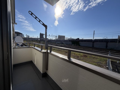 【バルコニー】 | 東新小岩中古戸建c | ２Fバルコニー東南向き