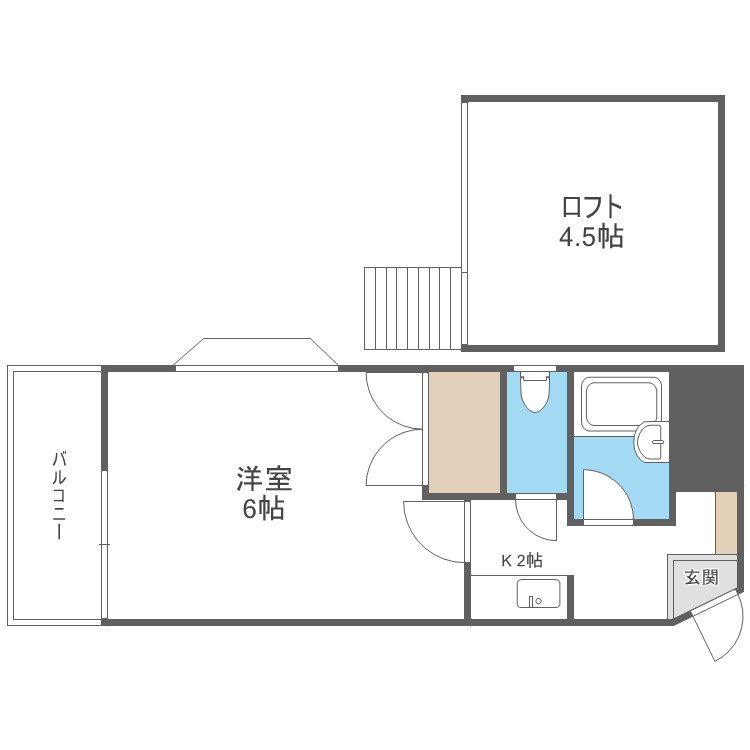 グランパレ二日市の間取り