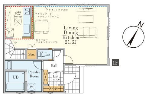 【仲介手数料無料】東村山市恩多町全３棟２号棟　東村山の不動産なら西武ハウジングの間取り