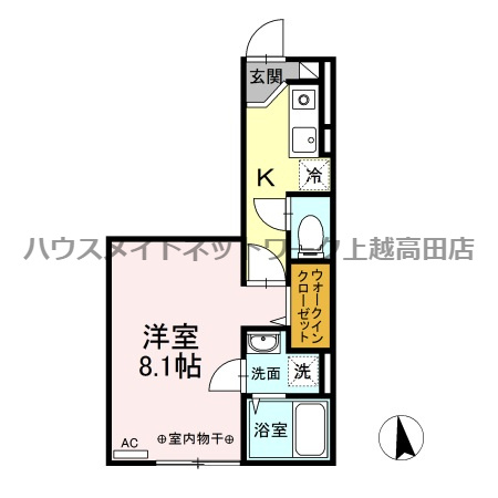リナーシェ Ｂの間取り|間取図