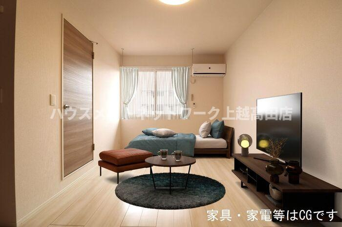リナーシェ Ｂの内装|洋室8.1帖