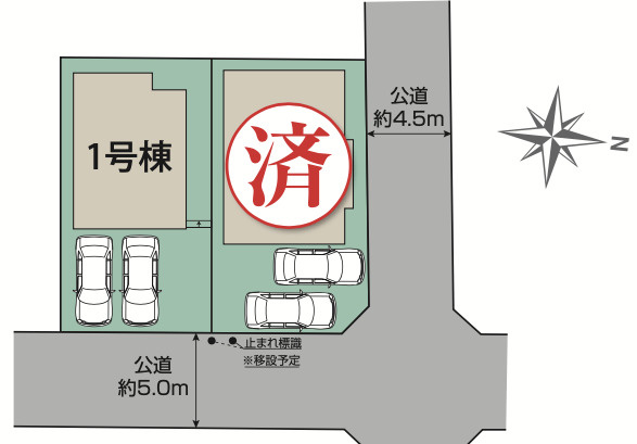 【仲介手数料無料】東久留米南沢全２棟１号棟　東久留米の不動産なら西武ハウジングの区画図