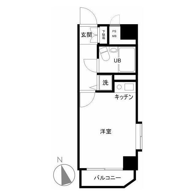 ライオンズマンション上野松が谷の間取り