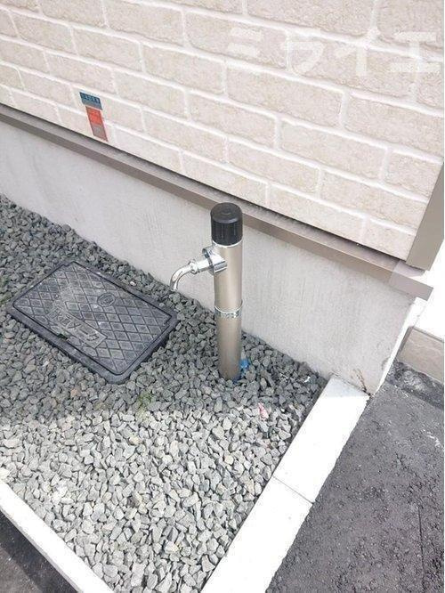 【新築戸建】札幌市北区新琴似5条16丁目2棟の設備|散水栓(全棟共通)