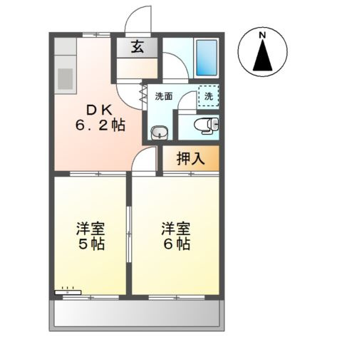 プロニティコーポの間取り